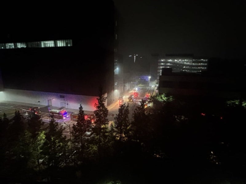 의왕 삼동, 현대차 배터리 연구동 화재 3시간반만에 완진, 소방 당국 총력전에 큰 피해 막아