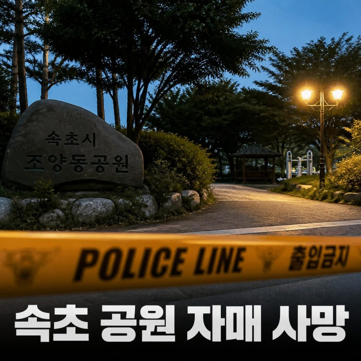 <b>속초 공원 자매</b> 사망 서울 거주 40대 <b>자매</b> 숨진 채 <b>발견</b>