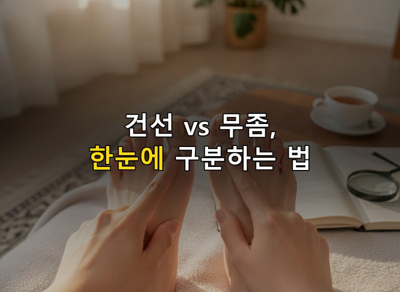 손발톱 건선 vs 무좀 구분하는 법, 헷갈리면 안 되는 이유