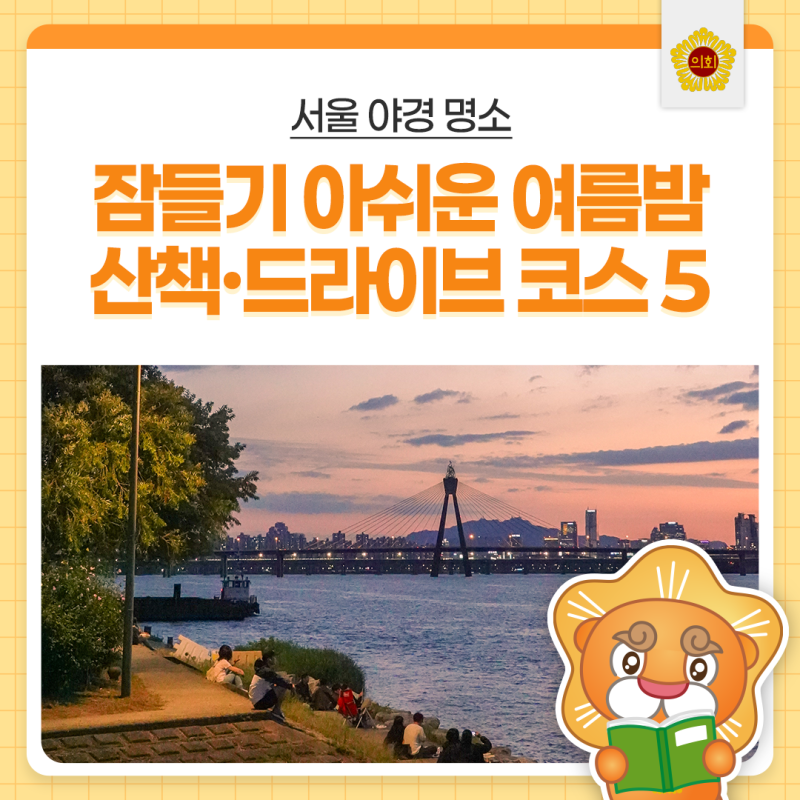 잠 안 오는 열대야, 여기 어때요? 서울 밤 드라이브·야간 산책 코스 추천 5곳