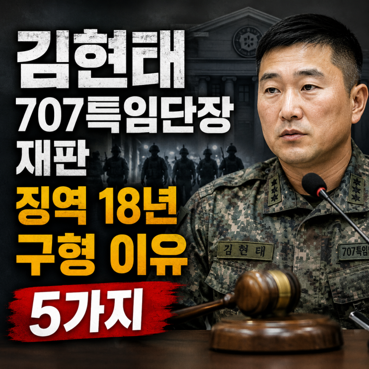 <b>김현태 707특임단장</b> 재판, 징역 18년 구형 이유 5가지