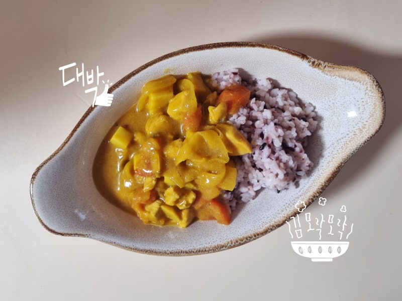 닭가슴살 토마토 카레 (4인분)