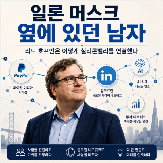 리드 호프먼은 누구인가? 페이팔 마피아 출신 링크드인 창업자의 투자와 AI 행보