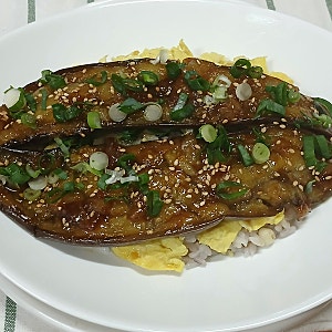 가지덮밥 레시피 한 그릇 가지 요리 굴 소스 양념으로 가지덮밥 맛있게 만들기
