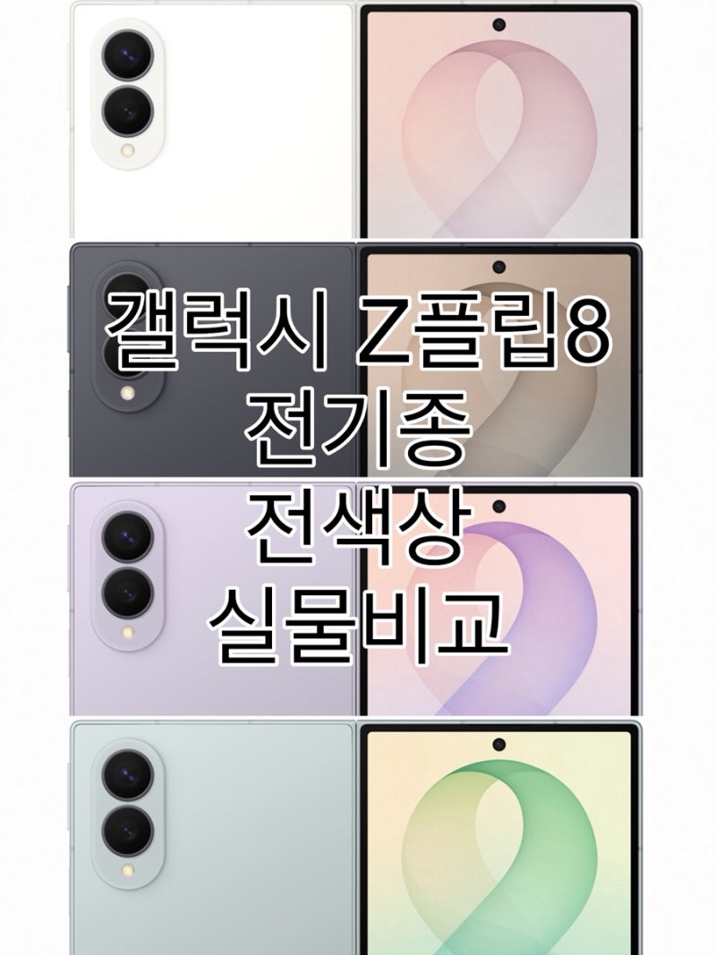 갤럭시 Z폴드8 울트라 플립8 실물 핑크 민트 색상 삼성닷컴 전용 온라인 구매 방법