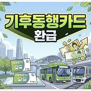 기후동행카드 환급 신청 방법 플러스 출시 총정리