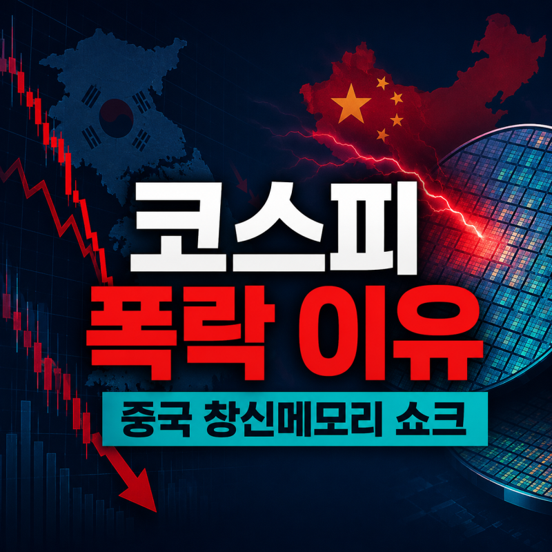 코스피 폭락 이유, 중국 창신메모리 쇼크와 서킷브레이커 발동 총정리