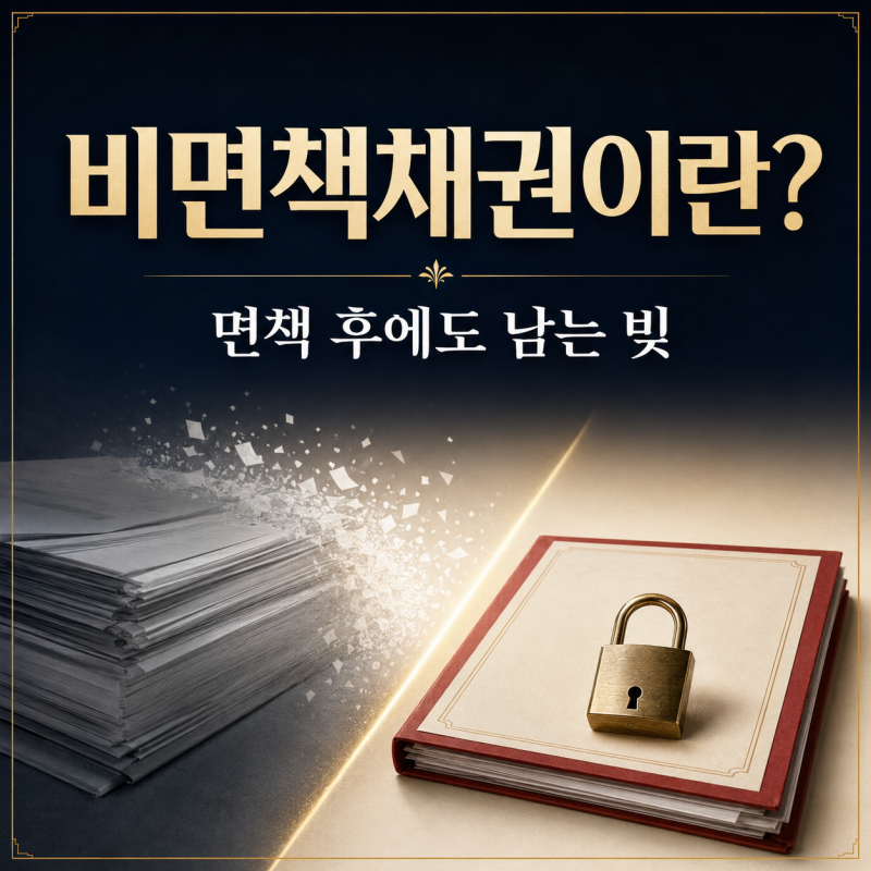 비면책채권이란? 개인회생·개인파산 후에도 갚아야 하는 빚