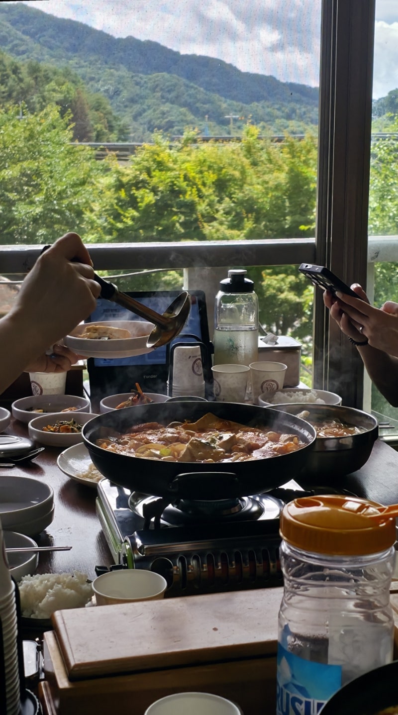 경기 가평 내돈내먹 한식 토속음식점 손두부 짜박이, 열무국수, 감자전 솔직후기 :: 황토가든