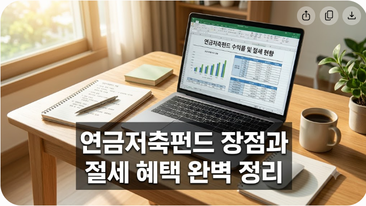 연금저축펀드 장점과 절세 혜택 완벽 정리
