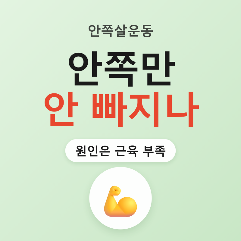 허벅지 안쪽살, 유독 안 빠지는 이유와 일주일 운동법 (부위별 감량·동작가이드)