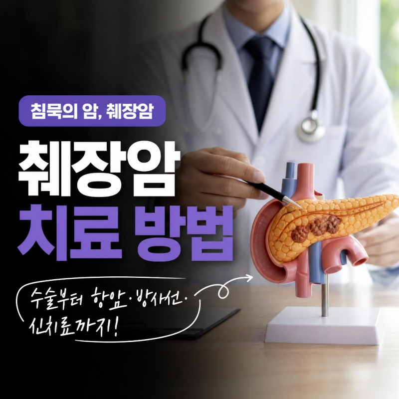 췌장암 치료 종류와 방법 총정리! 수술부터 항암, 방사선, 최신치료까지