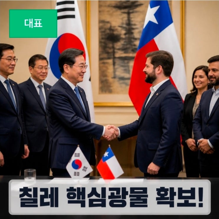 칠레 순방 동행과 <b>핵심 광물 공급망</b> 협력 확대