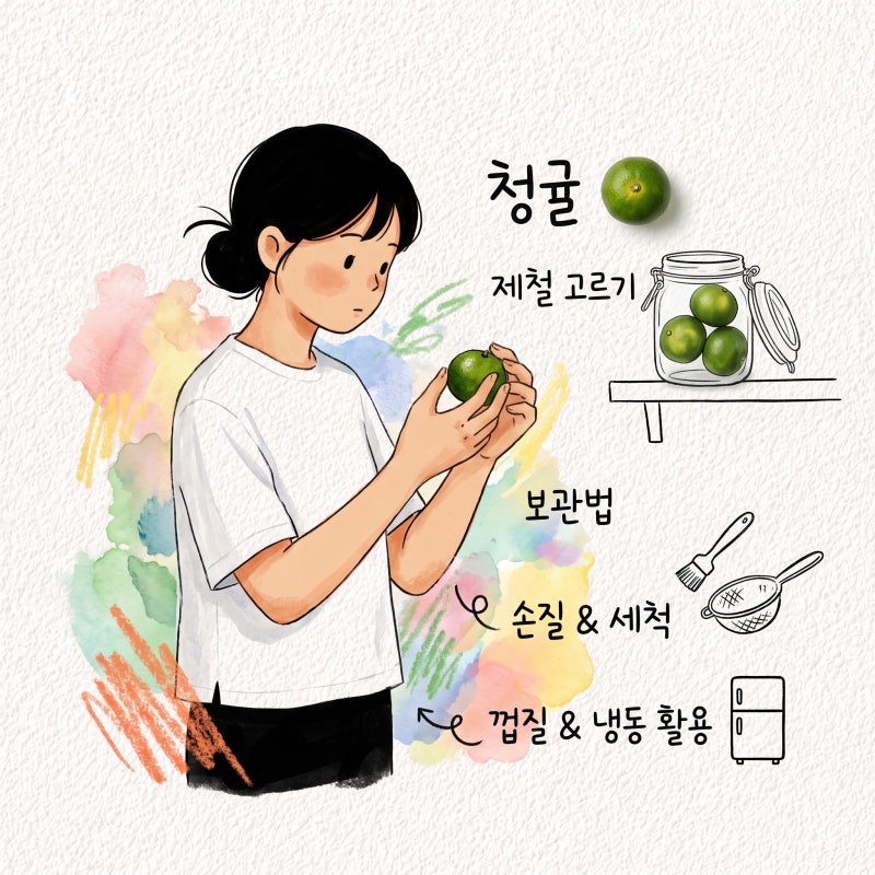청귤 제철에 맞춰 고르고 보관하는 법 손질과 세척부터 껍질 활용과 냉동까지