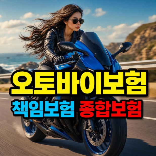 오토바이 책임보험 종합보험 보장범위 및 가격비교로 가입하고 보험료가 달라지는 핵심요인....