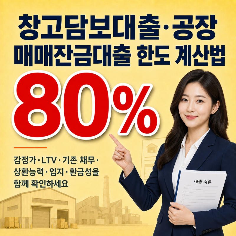 건물담보대출 한도는 어떻게 결정될까? 감정가·LTV·사업자금 조건 총정리