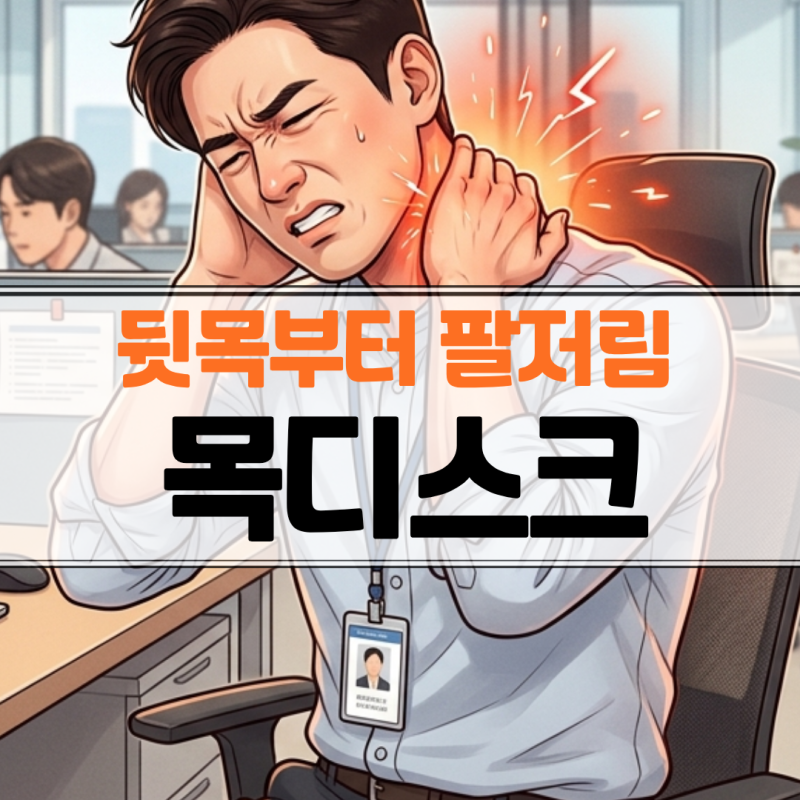 성남분당 목디스크 뒷목부터 팔저림 손끝까지 저리는 원인