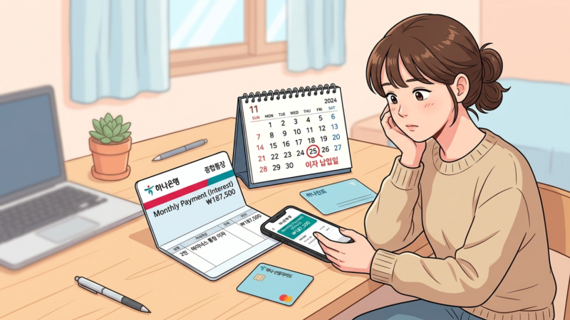 마이너스통장 이자 계산 방식과 매달 납부일 완벽 정리