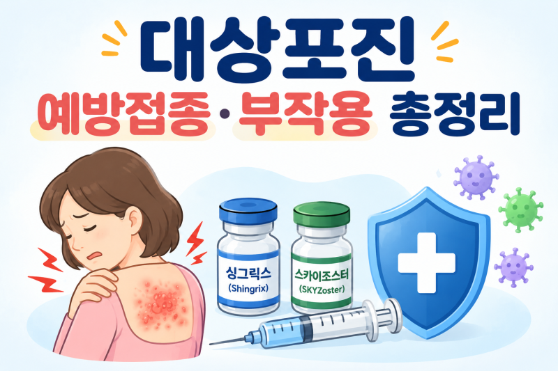 대상포진 초기증상부터 예방접종·부작용까지! 꼭 알아야 할 모든 정보