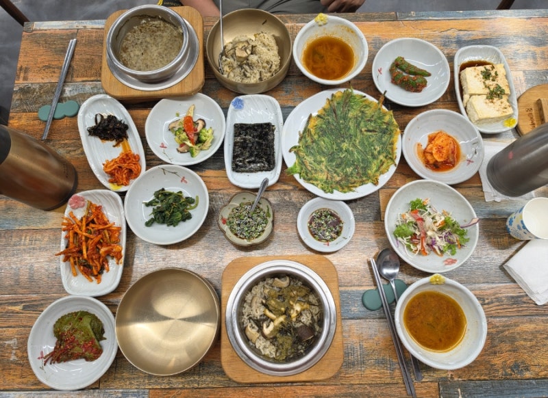 울산 태화강 한정식 맛집 태화정 전복솥밥 국가정원 점심 밥집