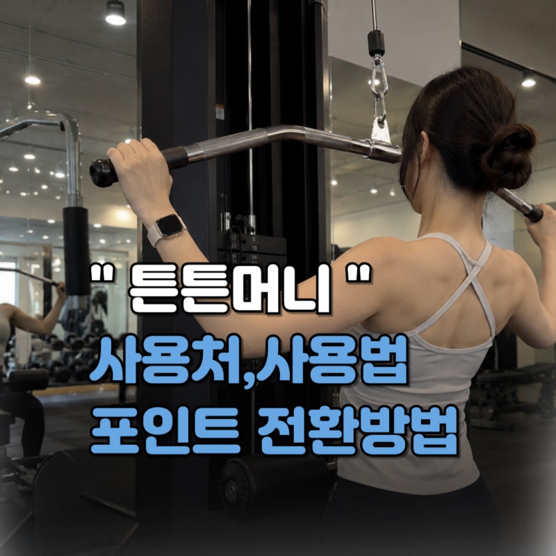 튼튼머니 사용처, 사용법부터 포인트 전환방법까지 한 번에 총정리