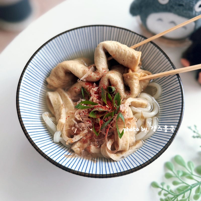 꼬치 어묵우동 레시피 휴게소보다 진한 육수, 우동국물 만들기