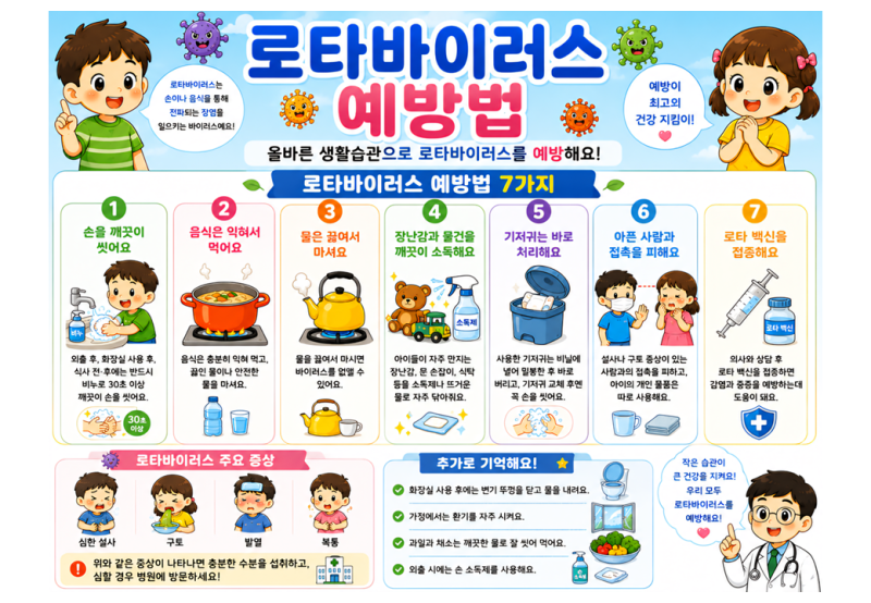 로타바이러스예방법