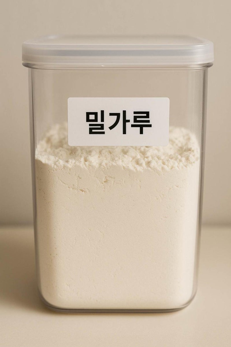 가루 식품 보관법! 밀가루부터 부침가루·튀김가루까지 오래 신선하게 보관하는 방법