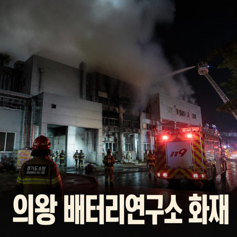 의왕 화재 현대차그룹 배터리연구시설서 발생 2시간여만에 진화