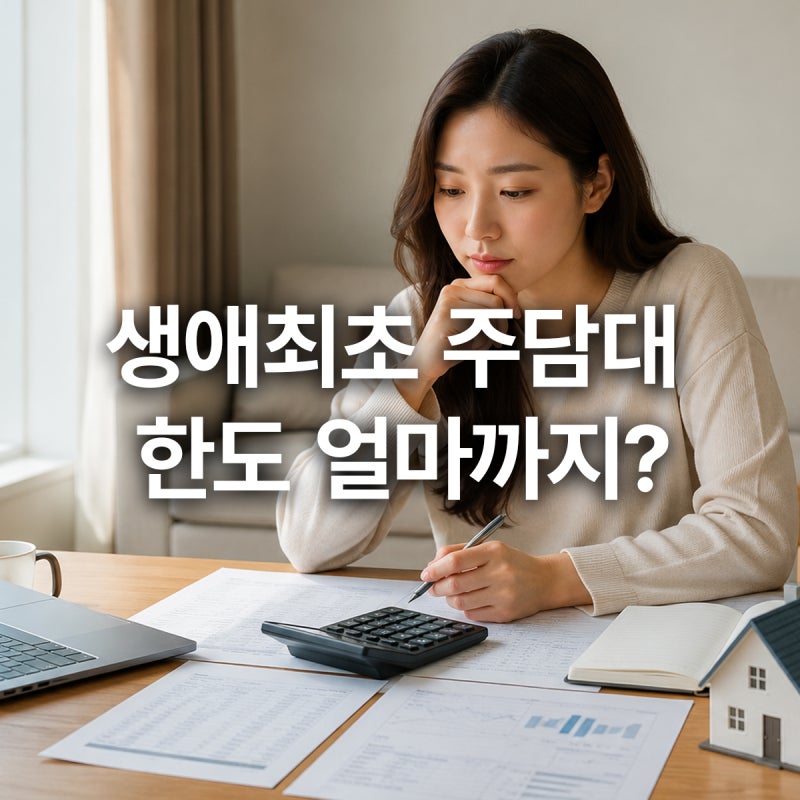 생애최초 주담대 한도 얼마까지? LTV·DSR 계산 방법 쉽게 정리