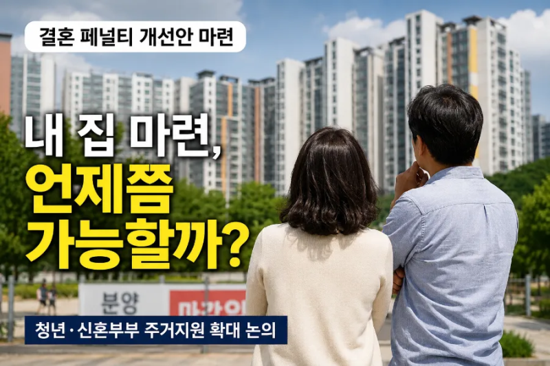 생애최초 주담대 다시 바뀌나｜40·50대 무주택자도 함께 살펴야 합니다