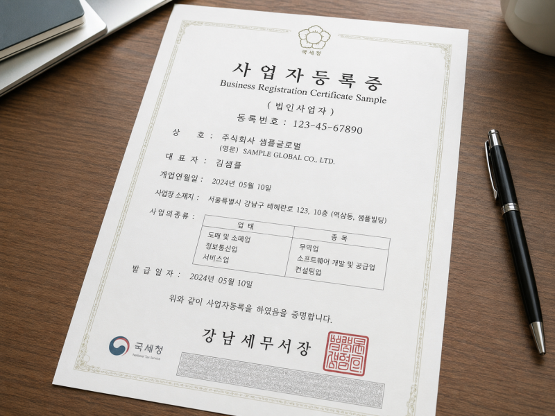사업자등록증 영문 번역공증, 해외 제출 전에 확인해야 할 절차와 비용