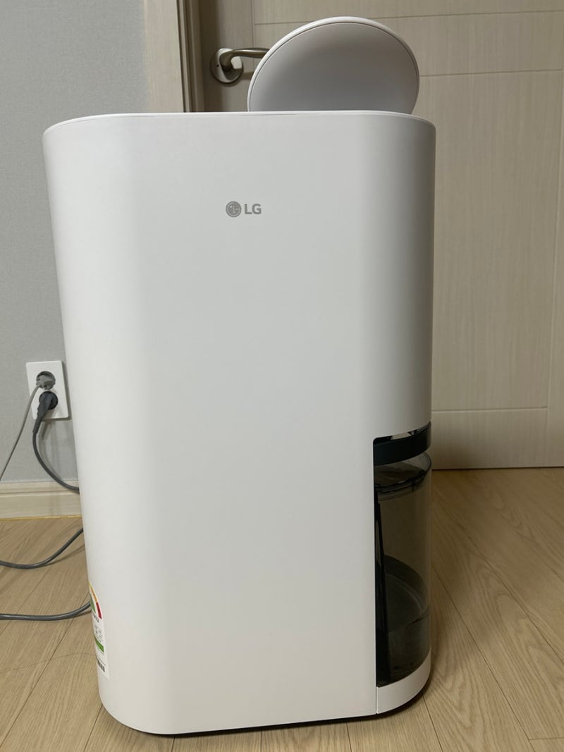 LG 휘센 오브제컬렉션 제습기 DQ256MWGA 25L 구매후기, 출산준비 중