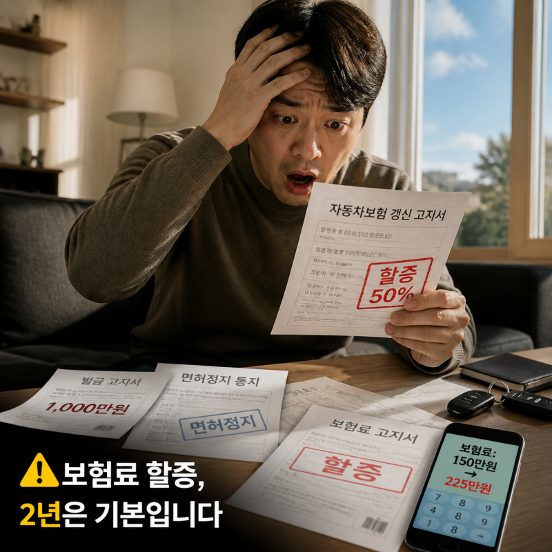 [음주운전 시리즈] 음주운전, 사고 안 나도 보험료부터 오릅니다 (명의 바꿔도 소용없어요)