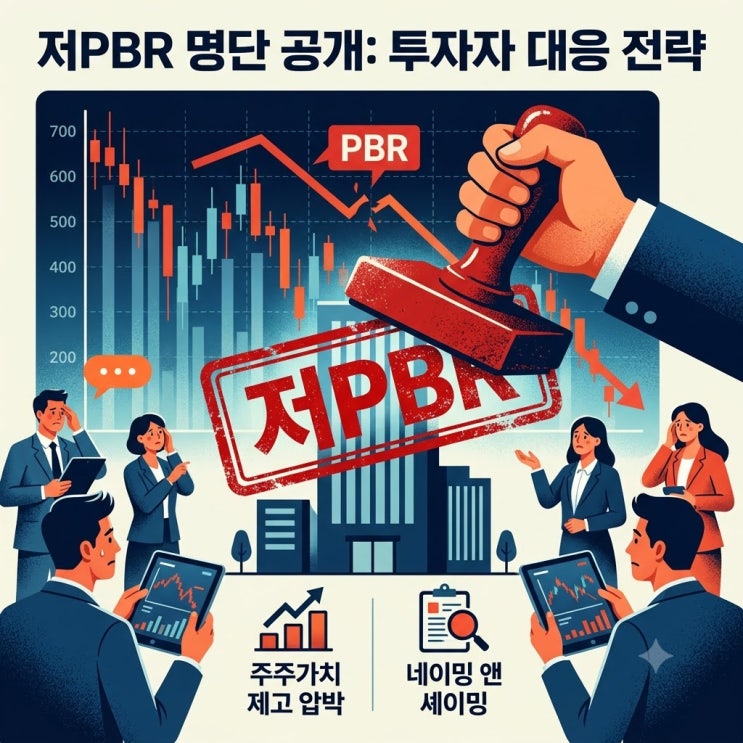 저 pbr 상법개정 코스피 하위 25%, <b>코스닥</b> 10% 기업순위... 