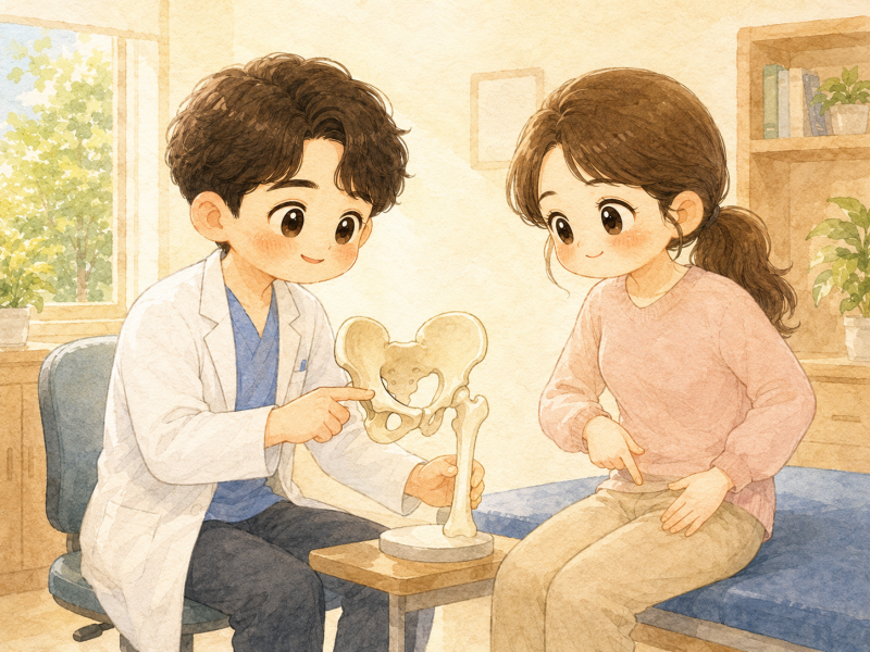 엉덩이 통증 원인, 허리디스크일까 고관절일까?