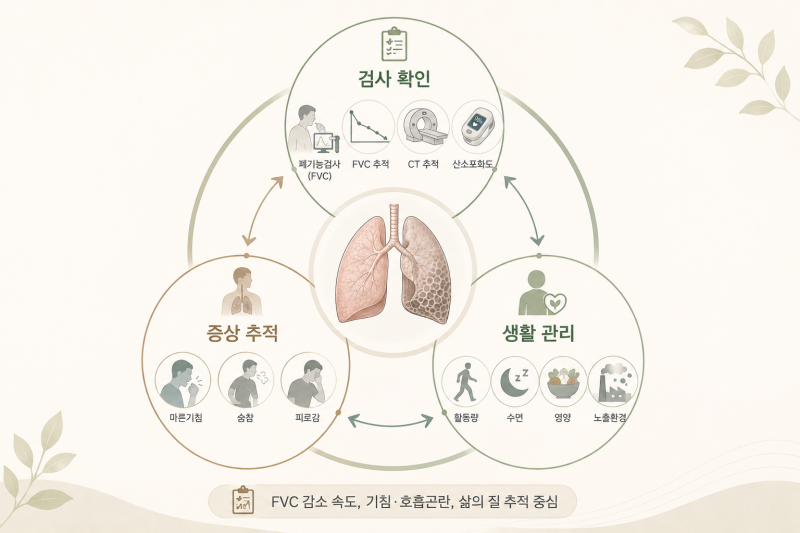 [폐섬유화증 이야기 5] 특발성 폐섬유화증과 진행성 폐섬유화증의 치료방향