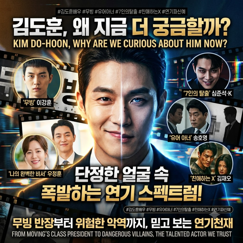 김도훈 배우, 왜 지금 더 궁금할까