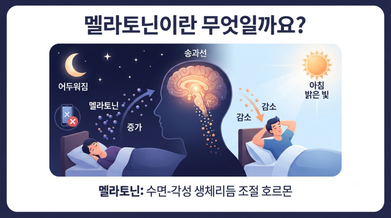 멜라토닌 효능 부작용 알아보기, 불면증에 정말 도움이 될까?