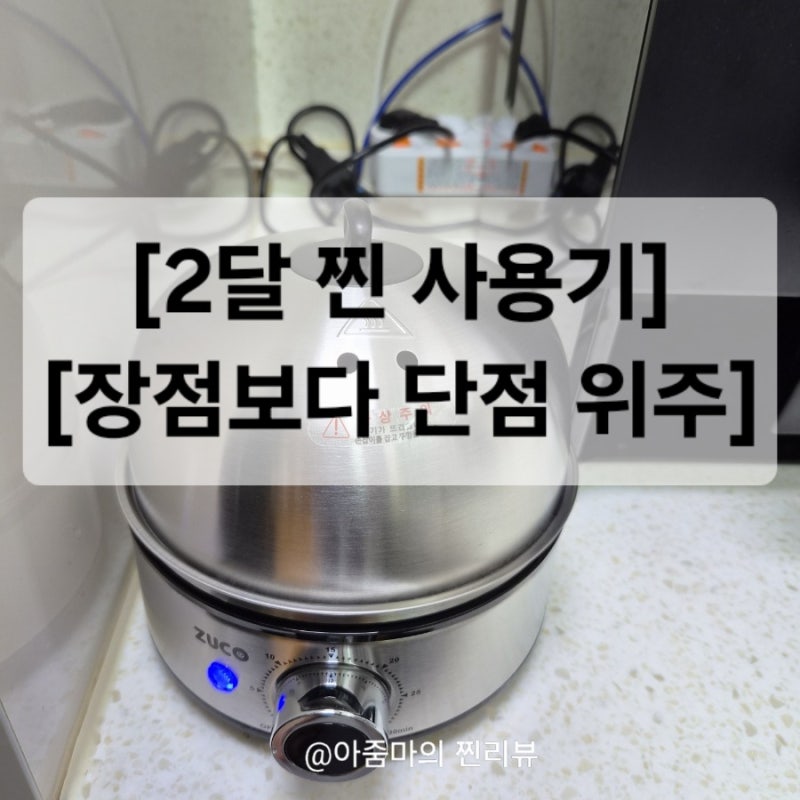 [내돈내산 2달 후기] 주코 올스텐 계란찜기, 반숙 복불복 & 바닥 태워먹은 썰 (단점, 세척법)