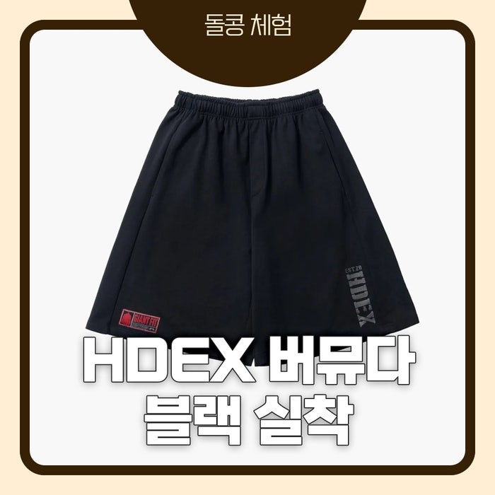 HDEX 버뮤다 스웨트 쇼츠 블랙 2XL 후기｜운동할 때도 평소에도 자주 입게 되는 이유