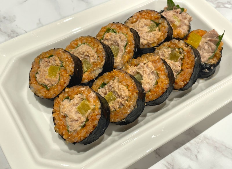 불닭참치마요김밥 레시피｜10분 완성 초간단 김밥 만들기