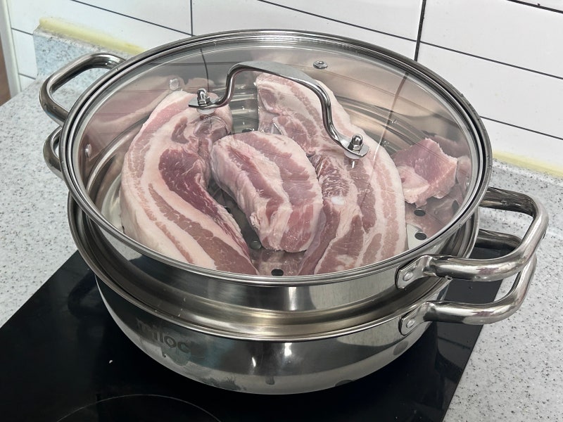[리뷰해봄] Milock 스텐 2단 찜기 리