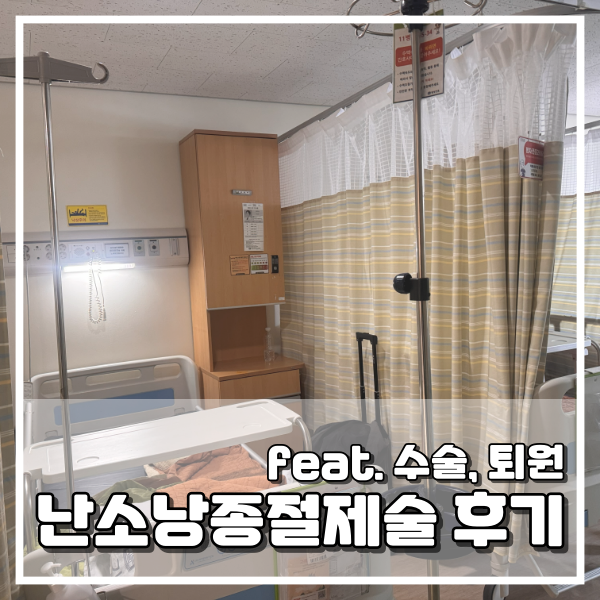 3. 난소낭종 자궁내막증 로봇수술 후기 :: 입원수속부터 수술과정과 퇴원까지 솔직 기록 ㅣ ....