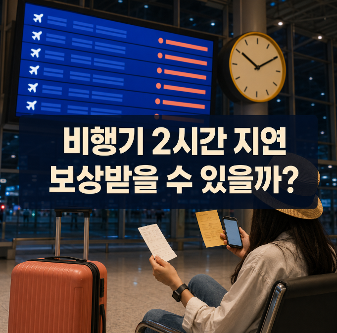 비행기 지연 보상, 국제선 2시간 늦으면 받을 수 있을까?