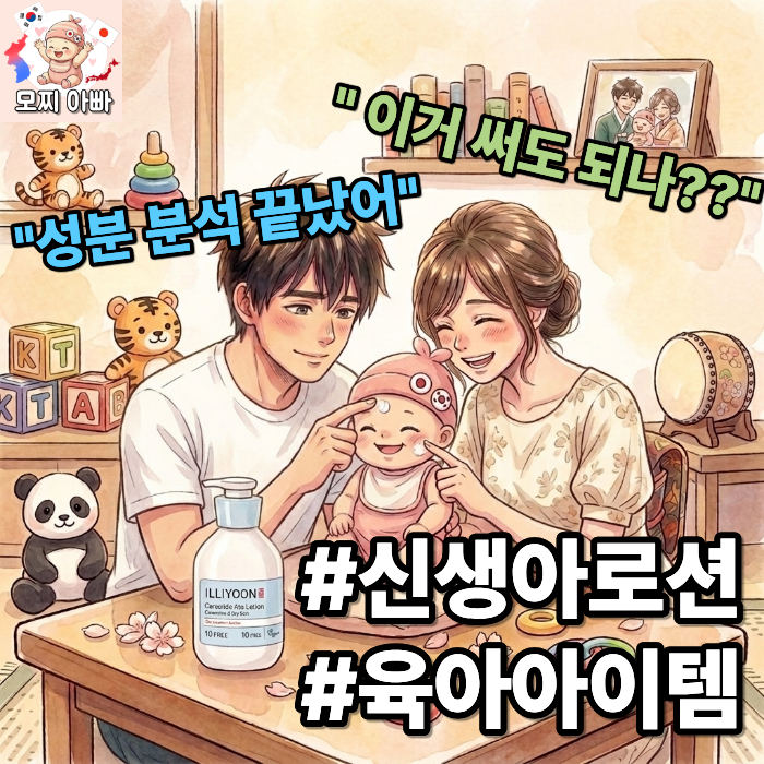신생아 로션으로 써도 될까? 일리윤 로션 성분 분석 완료