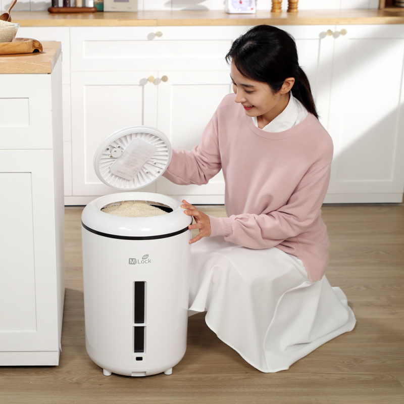위드웰 미락 진공쌀통 ― 눅눅함 없는 쌀보관, 진공쌀통 + 쌀벌레 고민 해결 + 쌀 냄새 없애는....