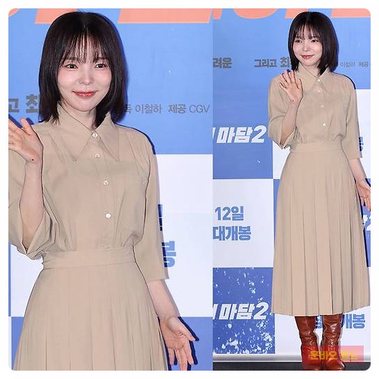 박진주 맞아? 단발머리에 베이지 셔츠 원피스…갈수록 어려지는 소녀미