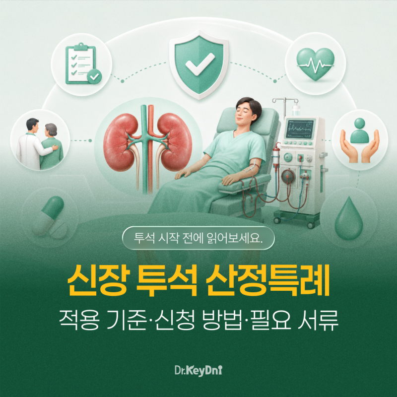 신장 투석 산정특례, 나도 대상일까? (적용 기준·신청 방법·필요 서류)