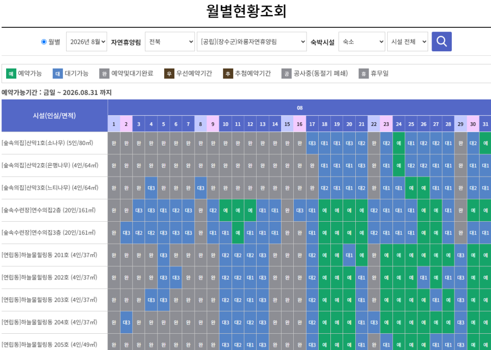 와룡자연휴양림 사진 2